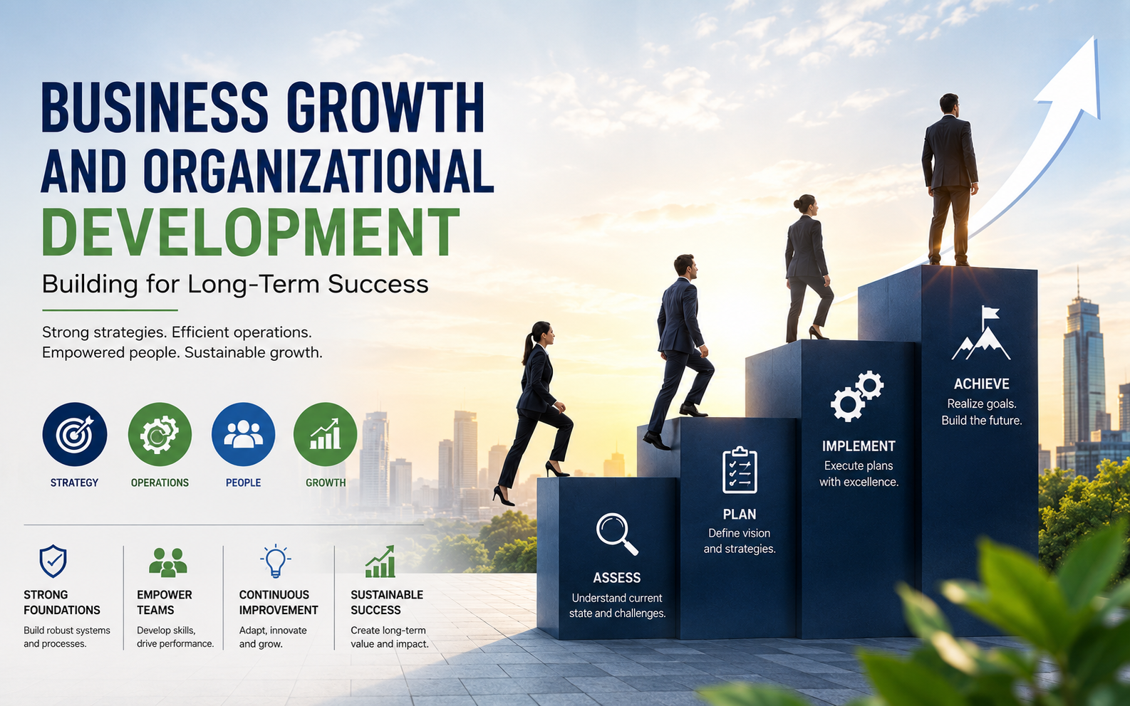 Business Growth and Organizational Development: Building for Long-Term Success