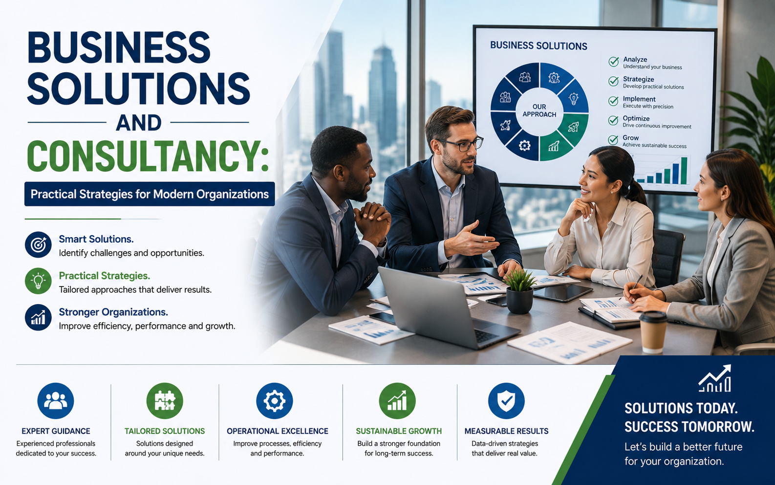 Business Solutions and Consultancy: Practical Strategies for Modern Organizations